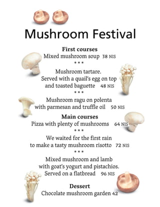 Lavan 2012 mushroom festival