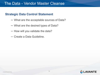 Detox Your Vendor Master File Process: How to Sanitize & Stabilize your ...
