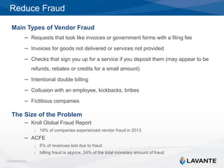Detox Your Vendor Master File Process: How to Sanitize & Stabilize your ...