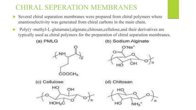 POLYMERS IN CHIRAL SEPARATION | PPT