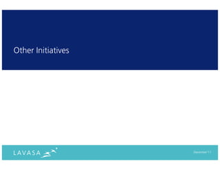 Other Initiatives




                    December‘11
 