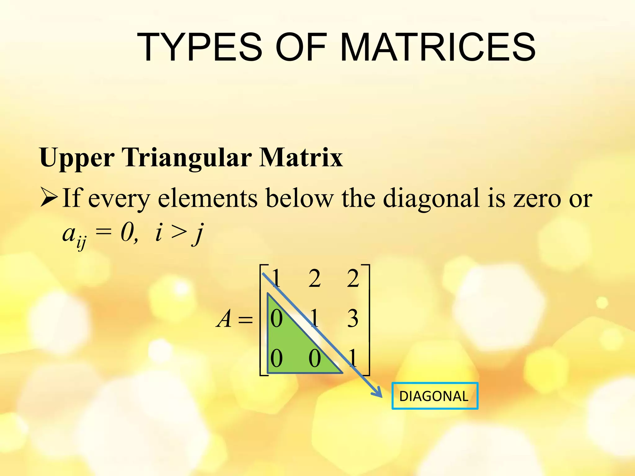 Matrices and System of Linear Equations ppt | PPTX | Physics | Science