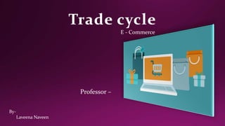 Trade cycle
E - Commerce
Professor –
By-
Laveena Naveen
 