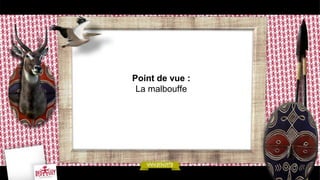 Point de vue :
La malbouffe
 