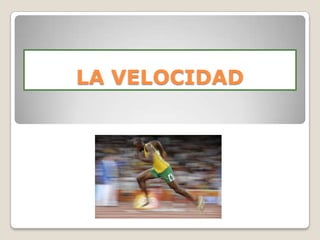 LA VELOCIDAD
 