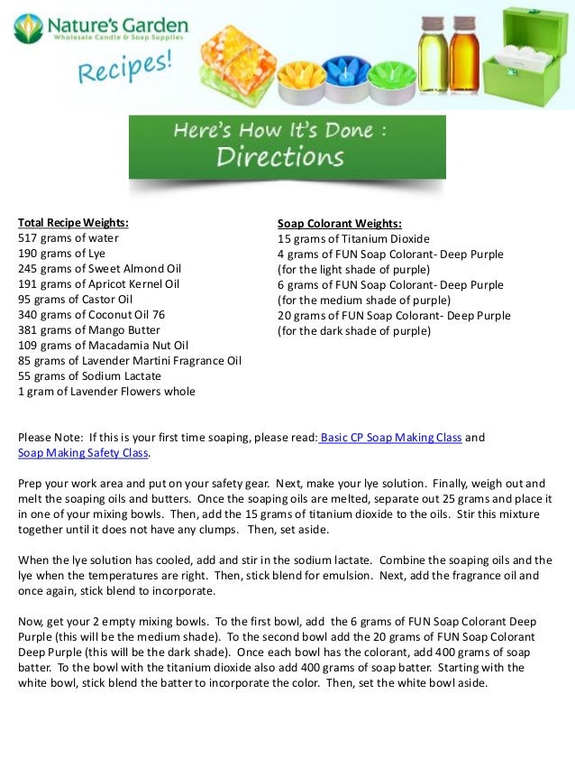 Natures Select Cold Water Recipe Natures Select Cold Water Recipe