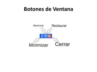 Botones de Ventana