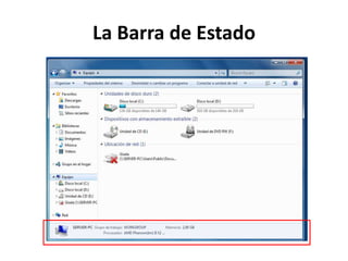 La Barra de Estado