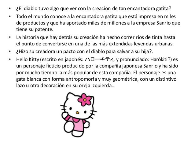 La Verdadera Historia De Hello Kitty Creepypastas Ami - vrogue.co