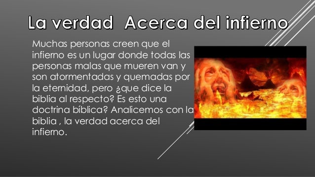 La verdad sobre el infierno