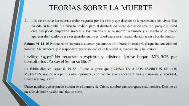 LA VERDAD SOBRE LA MUERTE
