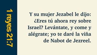LA VIDA DEL PROFETA ELÍAS - La viña de Nabot | PPTX
