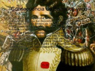 La vida de facundo quiroga 6 | PPTX