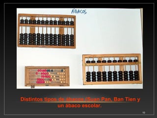 10 
3. Primeras Calculadoras Mecánicas 
3.1 Los Logaritmos 
Los logaritmos permiten una notable 
simplificación de las principales operaciones 
aritméticas ( para multiplicar sólo se necesita 
hacer una suma y para dividir se efectúa una 
resta. Los logaritmos y sus principios han 
facilitado los cálculos matemáticos aun en 
este siglo. 
El fundamento de los logaritmos fue 
descubierto por el matemático inglés John 
Neper o Napier (1550-1617), quien en 1614 
publicó las primeras tablas de logaritmos. 
Se utilizada para resolver problemas de 
multiplicación usando funciones logarítmicas. 
Ibíd. VASCONCELOS SANTILLÁN, Jorge. Página: 
36 
Matemático inglés John 
Neper o Napier (1550-1617), 
publicó las primeras Tablas 
De Logaritmos. 
 