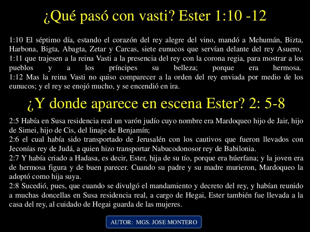 La Vida de la Reina Ester