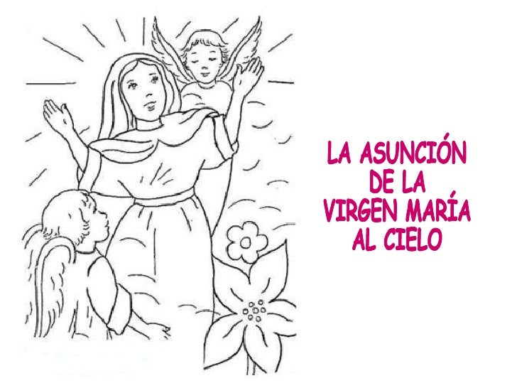 Resultado de imagen de la asunción de la virgen maria al cielo