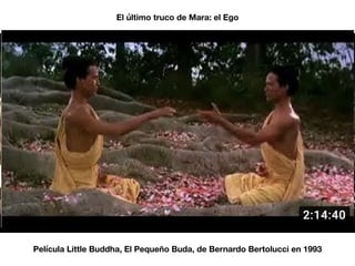Película Little Buddha, El Pequeño Buda, de Bernardo Bertolucci en 1993
El último truco de Mara: el Ego
 