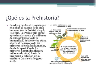 Los periodos de la Historia
• ¿Qué es la Edad Antigua?
 ▫ Es el período de tiempo que abarca desde la
   aparición de la escritura (3500 a.C. aprox.)
   hasta la caída del Imperio Romano (476).
 