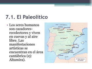 3.1. Economía y sociedad
• ¿Dónde se localizan las
  primeras
  comunidades
  agrícolas?
 ▫ Una de las áreas en que se
   produce el descubrimiento
   y la práctica de la
   agricultura y la ganadería
   es el Próximo Oriente
   (conocida como
   Creciente Fértil).
 