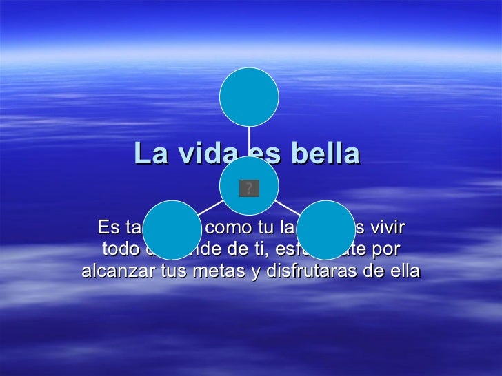 La vida es bella