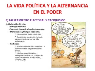 La vida política y la alternancia en el | PPTX