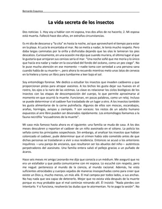 La vida secreta de los insectos | PDF