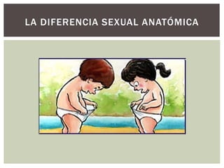 LA DIFERENCIA SEXUAL ANATÓMICA
 