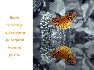 Envoie

 ce message

aux personnes

qui comptent

 beaucoup

  pour toi.
 