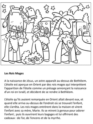 La Vie De Jésus Pour Les Enfants - Cahier De Coloriage