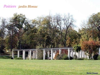 Poitiers  jardin Blossac 