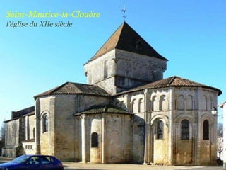 Saint-Maurice-la-Clouère   l’église du XIIe siècle 