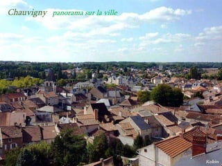 Chauvigny  panorama sur la ville 