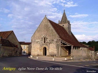 Antigny  église Notre-Dame du XIe siècle 