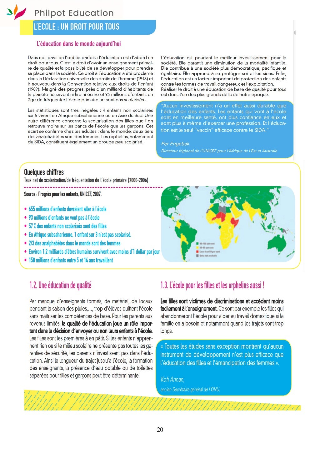 La vie scolaire booklet