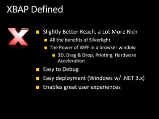 XAML: One Language to Rule Them All