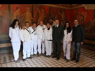 La villa de los misterios restaurada