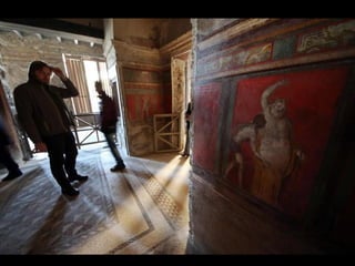 La villa de los misterios restaurada