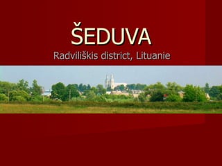 ŠEDUVA Radviliškis district, Lituanie 