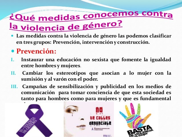 La violencia de género