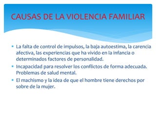 Consecuencias de la violencia en los menores
 Es posible que se aprenda esta misma pauta desarrollando un déficit en
las ...