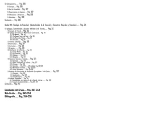 5)-Antropometría……… Pág. 306
A)-Concepto…… Pág. 306
B)-Nivel de Comodidad…… Pág. 307
C)-Requerimientos de Espacios……. Pág. 307
D)-Edificaciones y Variaciones……. Pág. 308
E)-Dificultades……. Pág. 308
Conclusión……. Pág. 309
Unidad #8: (Tipología de Viviendas), (Sostenibilidad de la Vivienda) y (Desastres Naturales y Viviendas)…….. Pág. 311
1)-Tipologías, Sostenibilidad y Desastre Naturales en la Vivienda…….. Pág. 312
A)-Concepto de Vivienda….. Pág. 313
B)-Tipología de Vivienda por: Materiales de Construcción…. Pág. 314
B.1.)-De Madera…… Pág. 315
B.2.)-De Ramas, Caña o de Paja…… Pág. 315
B.3.)-De Materiales Mixtos……. Pág. 315
B.4.)-Bio-Casa……. Pág. 315
C)-Viviendas Colectivas……. Pág. 316
D)-Multi-familiar…… Pág. 317
E)-Uni-familiar……. Pág. 318
F)-Bi-familiar………. Pág. 319
G)-Clasificación de la Vivienda…….. Pág. 320
G.1.)-Casas Móviles…… Pág. 321
G.2.)-Las Estancias……. Pág. 322
G.3.)-Cabañas…….. Pág. 323
G.4.)-Bungalow……. Pág. 324
H)-Desastres Naturales y Viviendas……. Pág. 325
H.1.)-Concepto……. Pág. 326
H.2.)-Daños Producidos por la Lluvia…… Pág. 327
H.3.)-Ciclones…… Pág. 328
H.4.)-Incendios…… Pág. 329 ……..(Otros datos Pág. 330-331
H.5.)-Movimientos Sísmicos …… Pág. 332-333
H.6.)-Sismo Resistencia……. Pág. 334-336
I)-Elementos No Estructurales de una Vivienda Susceptibles a Sufrir Daños……… Pág. 337
I.1.)-Concepto…… Pág. 338
I.2.)-Localización…… Pág. 339
I.3.)-Consideraciones……. Pág. 340
J)-Viviendas Sostenibles……. Pág. 341
J.1.)-Sostenibilidad en el desarrollo de la Vivienda Informal………. Pág. 342
J.2.)-Concepto de Sostenibilidad…….. Pág. 342-334
Conclusión…… Pág. 345
Conclusión del Grupo…… Pág. 347-348
Web-Grafia…… Pág. 349-353
Bibliografía……. Pág. 354-356
 