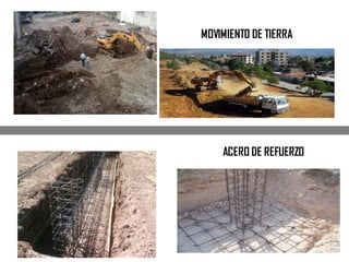 ACERO DE REFUERZO
MOVIMIENTO DE TIERRA
 