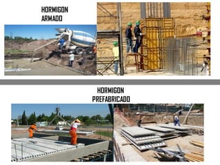 HORMIGON
ARMADO
HORMIGON
PREFABRICADO
 