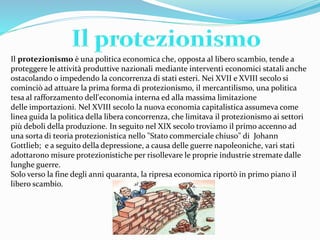 Scambio e politiche commerciali | PPTX