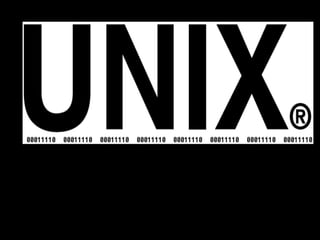 UNIX è il primo sistema software progettato per funzionare su macchine di tutte le dimensioni di diversi produttori. E 'al centro di molti sistemi operativi che funzionano con le reti, compreso Internet. 