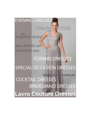 The Famous Online Dresses Shopping Store of Long Dresses in Melbourne, Australia