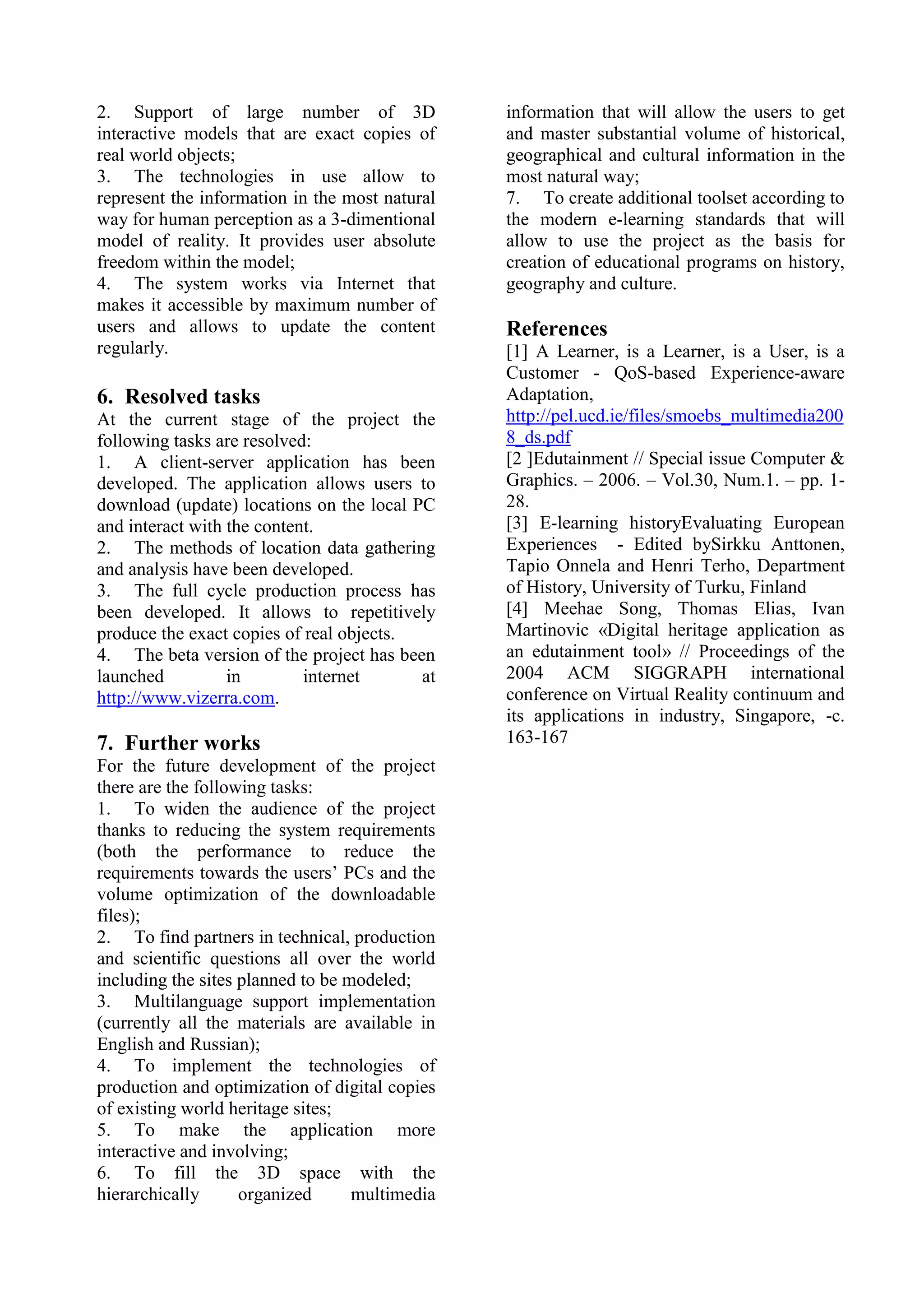 GAME TECHNOLOGIES USAGE FOR USERS ATTRACTION TO EDUCATIONAL RESOURCES