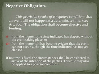 Law on obligation on contract