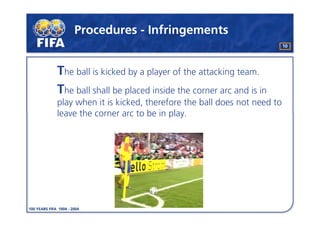 Law 17 The Corner Kick