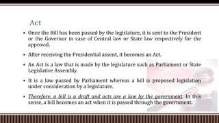 Law - sources & types, part of planning legislation | PDF